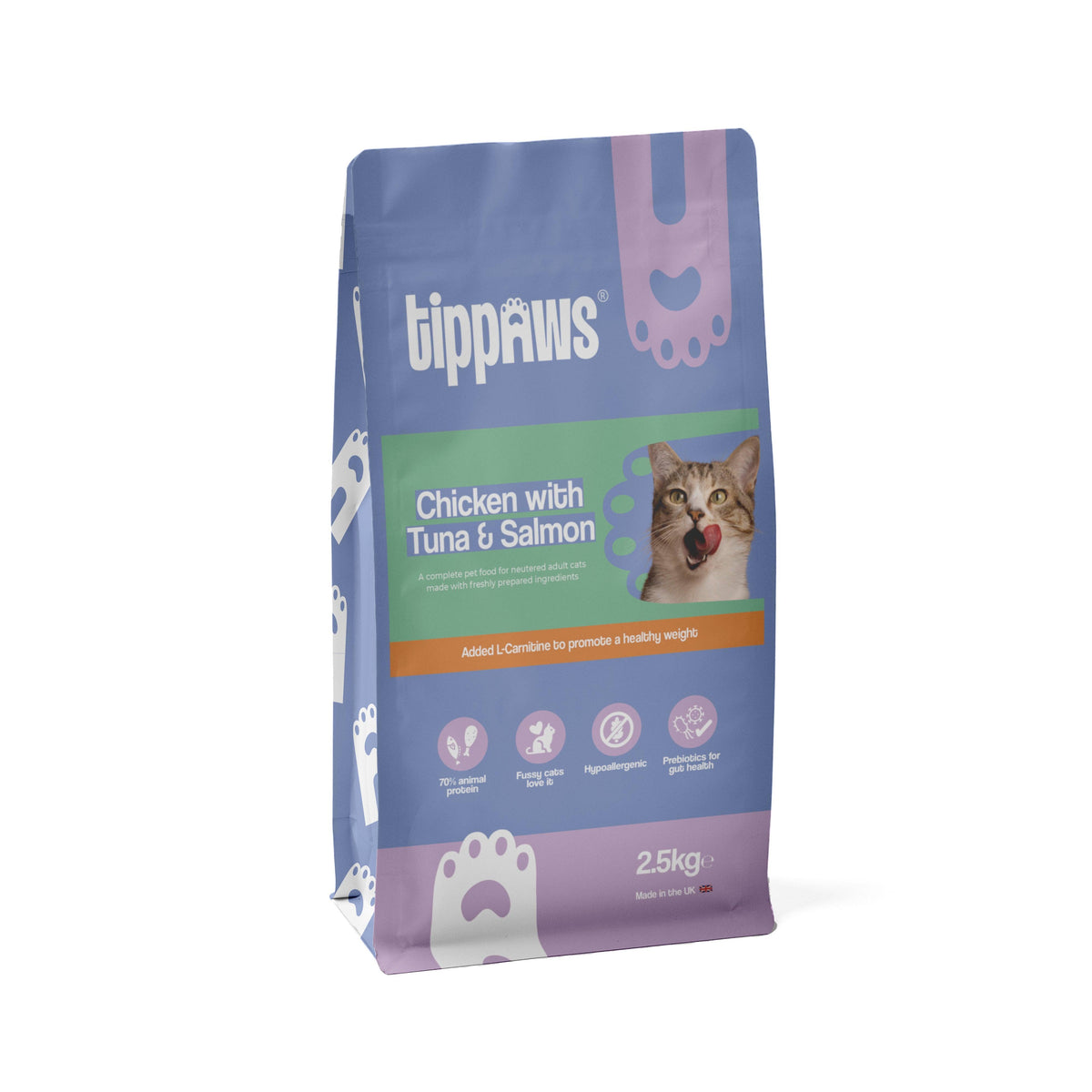 Chicken tuna & dry cat food neutered cats
