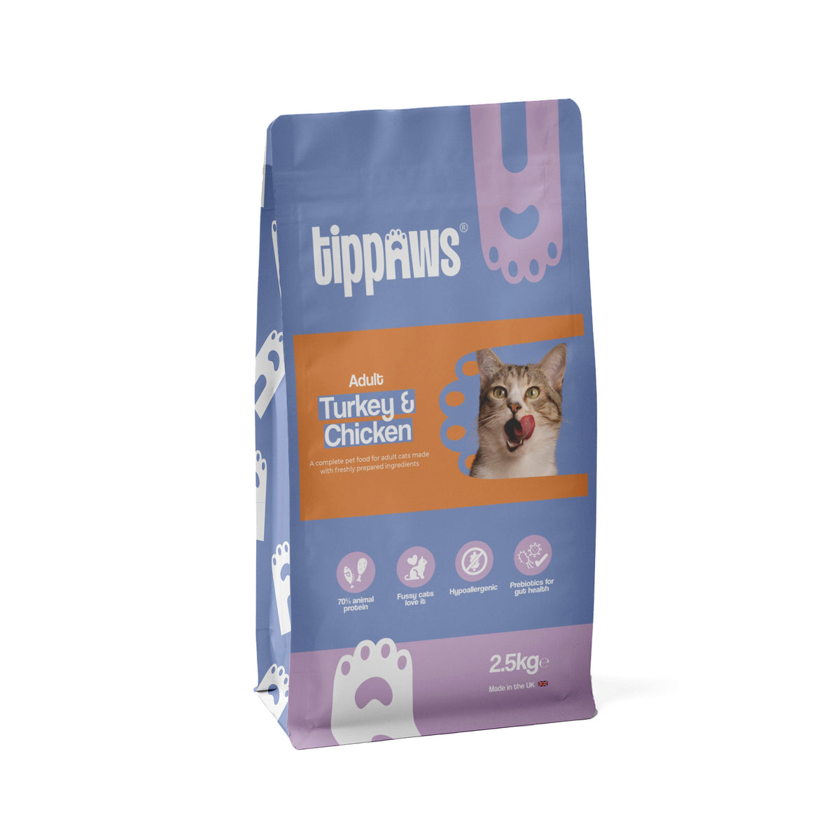 Turkey & chicken dry cat food cats